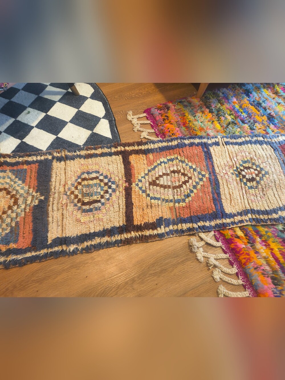 Pretty Moroccan Rug Runner - Picture 4 of 8